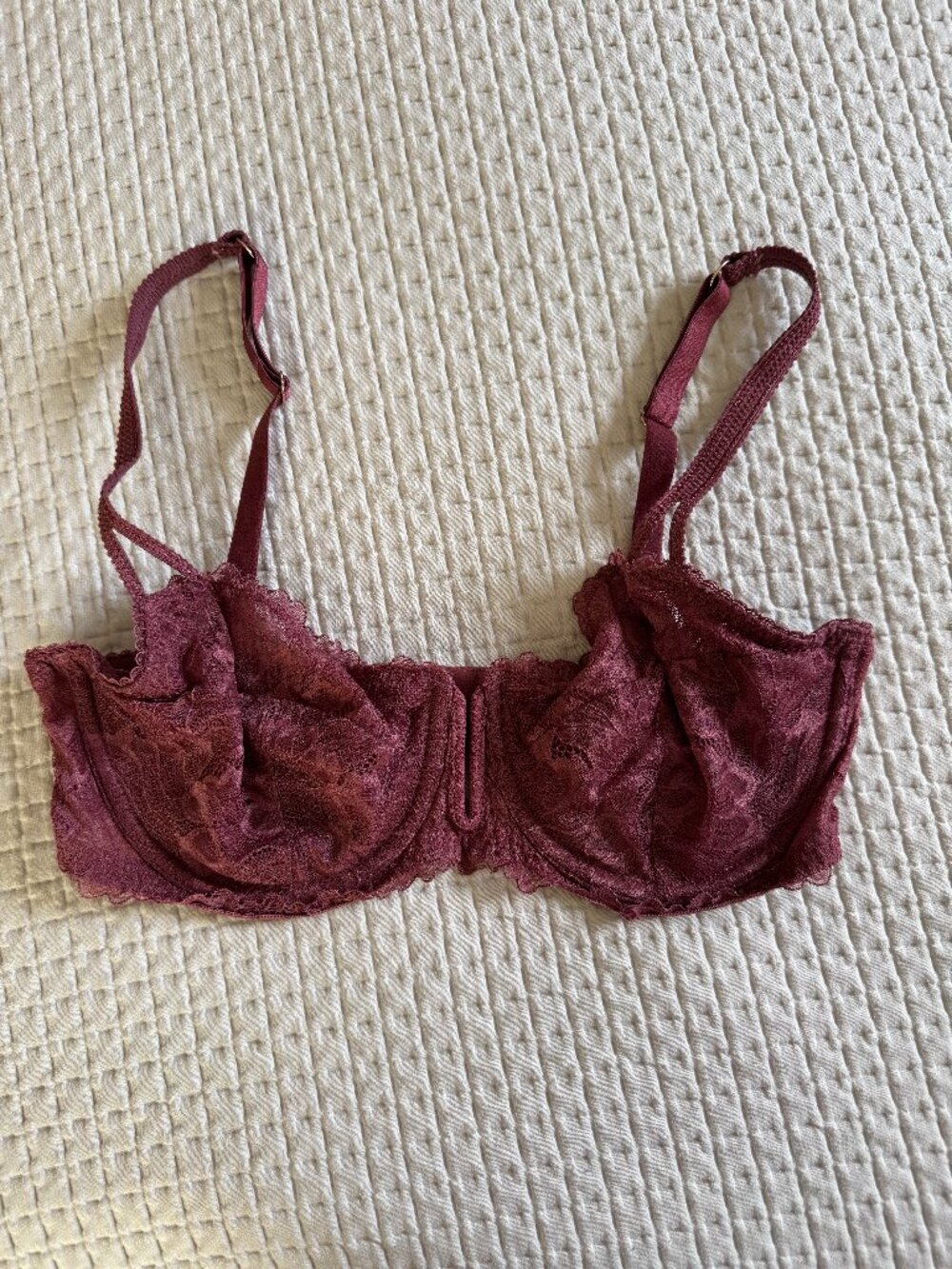 Auden Lace Unlined Balconette Bra - Mauve